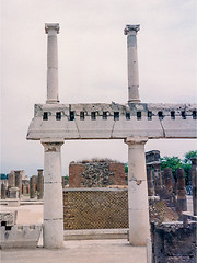 Image showing Pompeii ruins, Italy