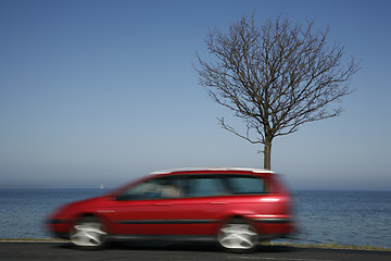 Image showing Speed along the coast - Denmark