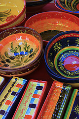 Image showing Pottery at a market