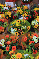 Image showing Colorful bouquets