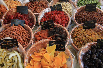 Image showing Candied fruits and nuts