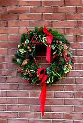 Image showing Christmas wreath