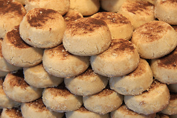 Image showing stacked biscuits