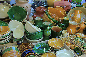 Image showing Artisanal pottery from the Provence