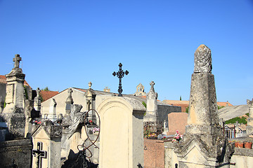 Image showing Old cemetery in the Provence