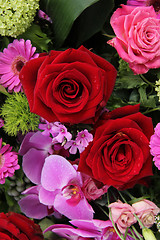 Image showing pink and red floral arrangement