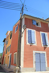 Image showing Colored houses in the Provence