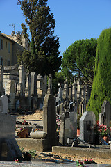 Image showing Old cemetery in the Provence