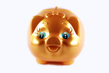 Image showing Gold pig