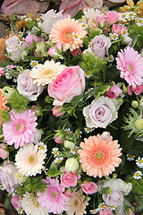 Image showing Pastel mixed bouquet