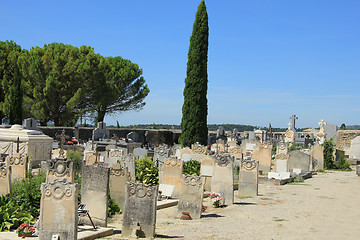 Image showing Old cemetery in the Provence