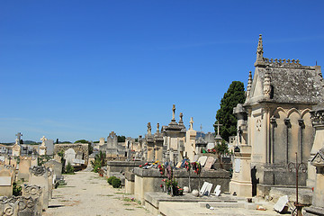 Image showing Old cemetery in the Provence