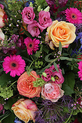 Image showing Mixed bouquet in bright colors