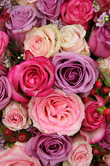 Image showing Pastel wedding flowers