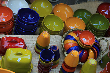 Image showing Artisanal pottery from the Provence