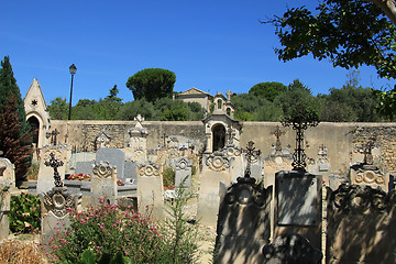 Image showing Old cemetery in the Provence