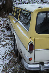 Image showing Vintage car, detail of the back