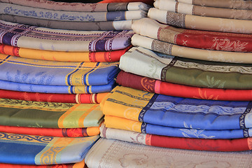 Image showing Tablecloths in Provencal patterns