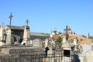 Image showing Old cemetery in the Provence