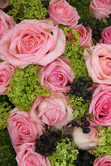 Image showing pink flower arrangement
