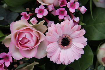 Image showing Pink Wedding arrangement