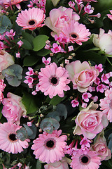 Image showing Pink Wedding arrangement