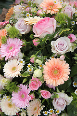 Image showing Pastel mixed bouquet