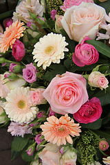 Image showing Pastel mixed bouquet