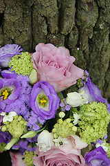 Image showing Mixed purple arrangement