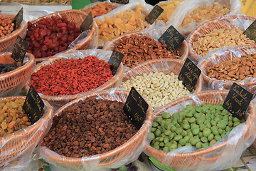 Image showing Candied fruits and nuts