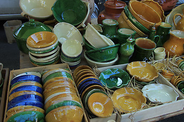 Image showing Artisanal pottery from the Provence