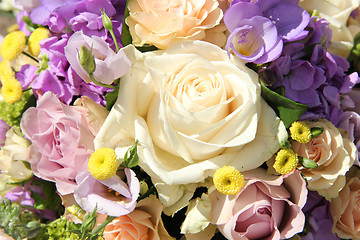 Image showing Pastel wedding bouquet