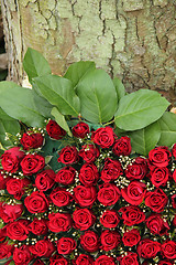 Image showing red floral arrangement