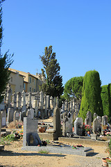 Image showing Old cemetery in the Provence