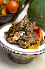 Image showing Grilled chicken with rosemary