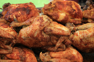 Image showing Chicken on the grill