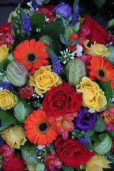 Image showing Mixed flower arrangement