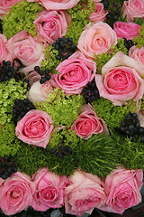 Image showing pink flower arrangement