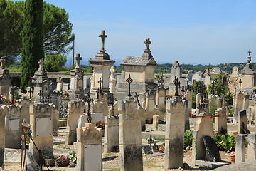 Image showing Old cemetery in the Provence