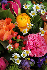 Image showing Mixed spring bouquet