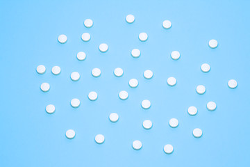 Image showing White pills background
