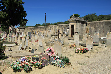 Image showing Old cemetery in the Provence