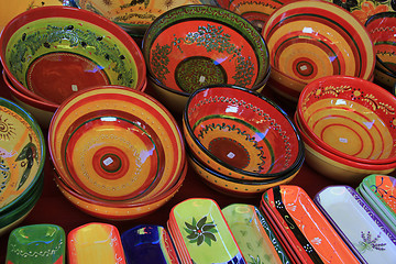 Image showing Pottery at a market