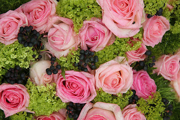 Image showing pink flower arrangement