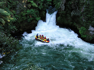 Image showing Whitewater rafting