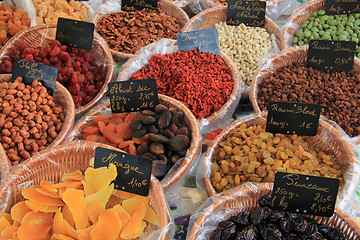 Image showing Candied fruits and nuts