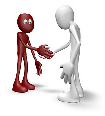 Image showing shake hands