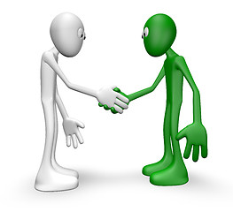 Image showing shake hands