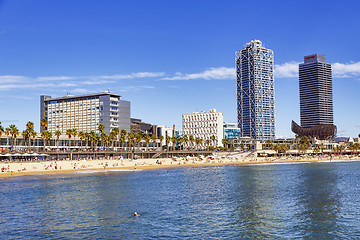 Image showing Barceloneta Beach