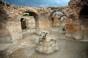 Image showing Antonine Baths corridors